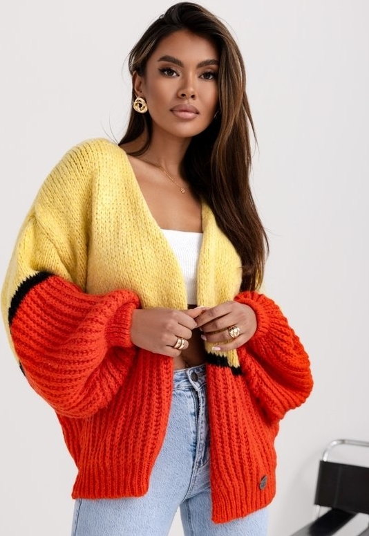 Pomarańczowy sweter Lisa Mayo