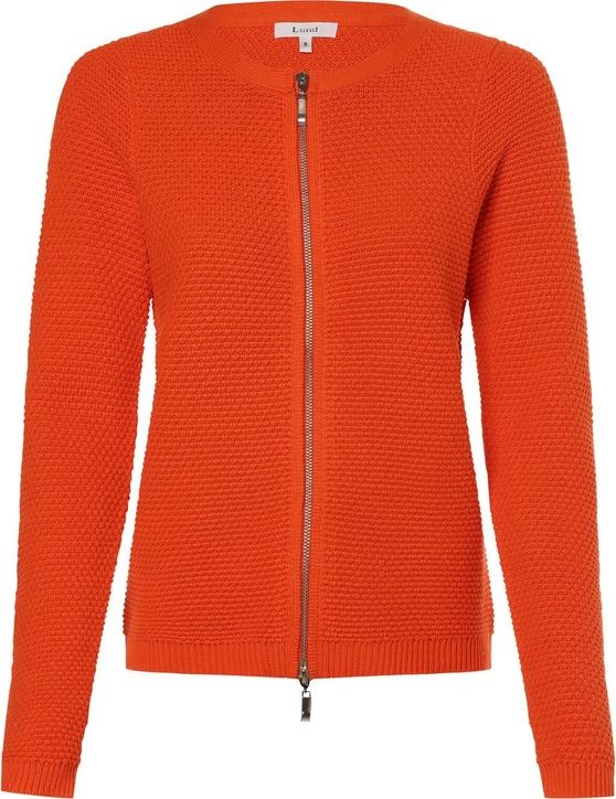Pomarańczowy sweter Lund w stylu casual