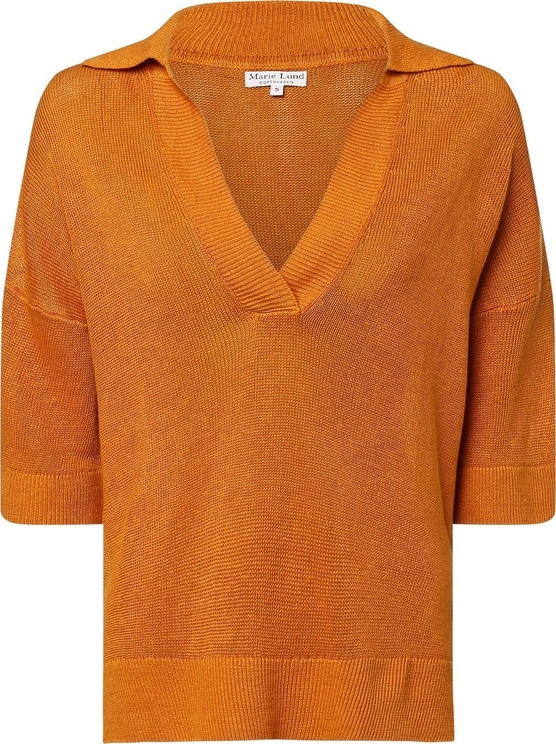 Pomarańczowy sweter Marie Lund w stylu casual