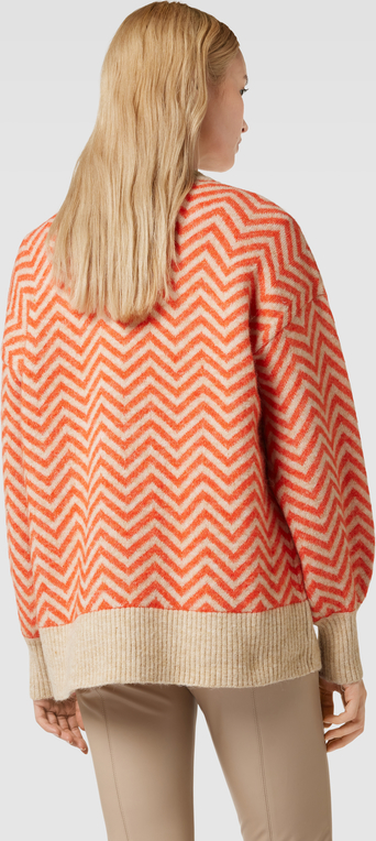 Pomarańczowy sweter Object w stylu casual z wełny