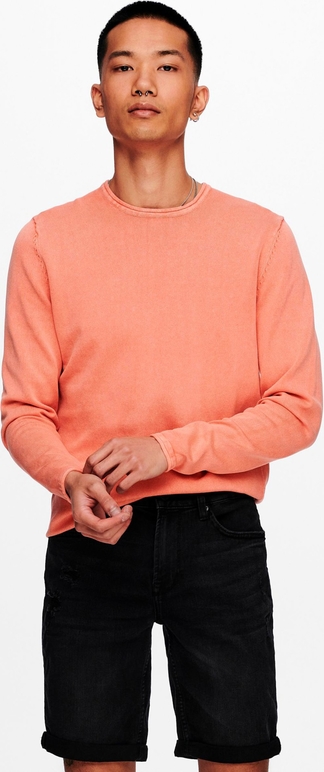 Pomarańczowy sweter Only & Sons