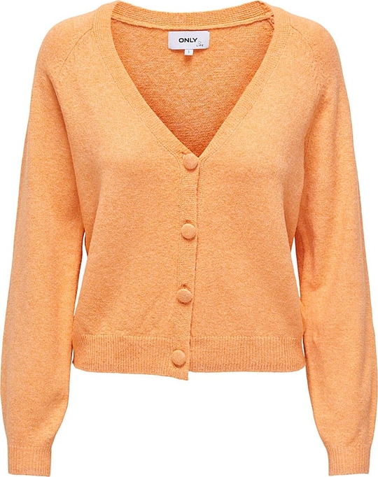 Pomarańczowy sweter Only w stylu casual