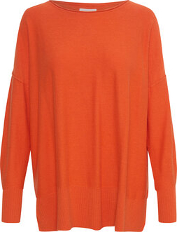 Pomarańczowy sweter Part Two w stylu casual