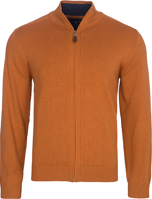 Pomarańczowy sweter redmond bez wzorów