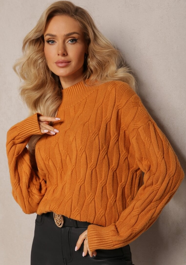 Pomarańczowy sweter Renee