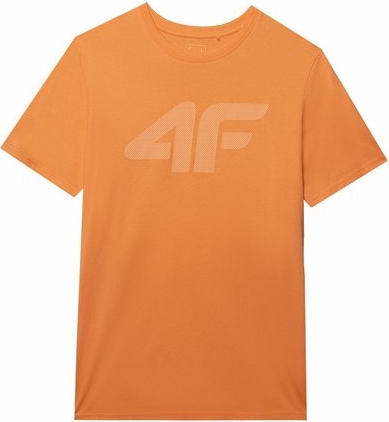 Pomarańczowy t-shirt 4F