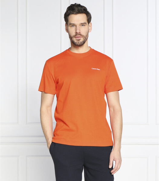 Pomarańczowy t-shirt Calvin Klein