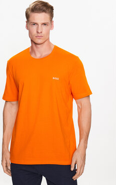 Pomarańczowy t-shirt Hugo Boss w stylu casual