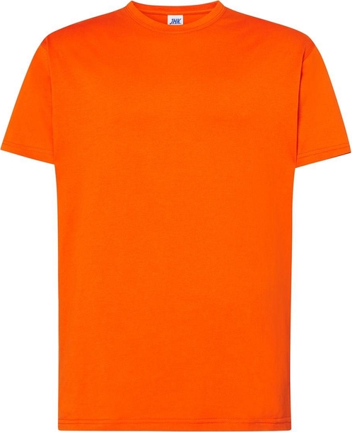 Pomarańczowy t-shirt JK Collection w stylu casual