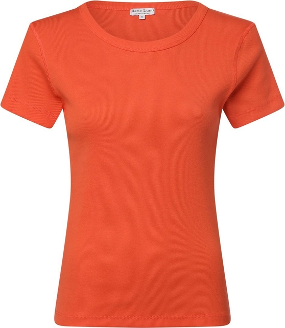 Pomarańczowy t-shirt Marie Lund z krótkim rękawem