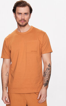 Pomarańczowy t-shirt New Balance