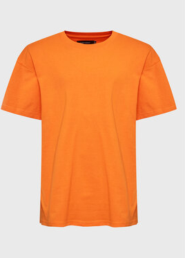Pomarańczowy t-shirt Night Addict z krótkim rękawem