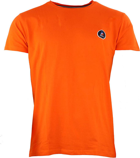 Pomarańczowy t-shirt Peak Mountain z krótkim rękawem