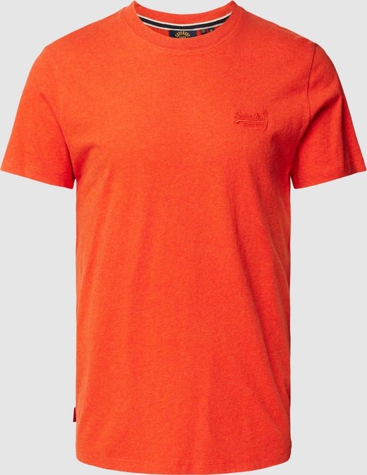 Pomarańczowy t-shirt Superdry