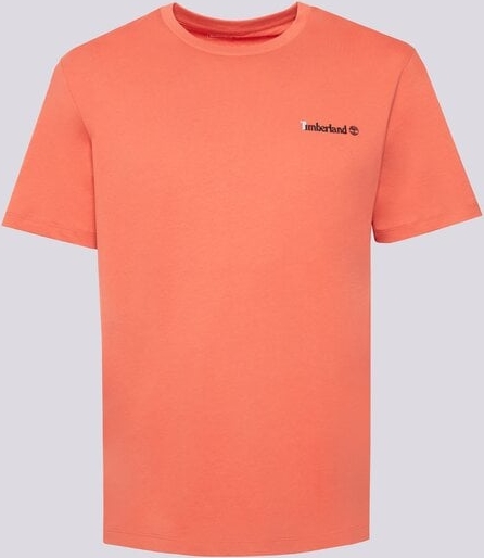 Pomarańczowy t-shirt Timberland z krótkim rękawem