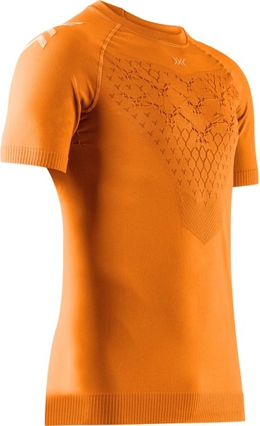 Pomarańczowy t-shirt X Bionic w sportowym stylu