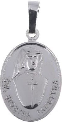 producent niezdefiniowany M105 Medalik srebrny - Święta Siostra Faustyna