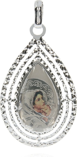producent niezdefiniowany Medalik srebrny (4,3 g) - Matka Boża Wędrowna (Cygańska) MK005