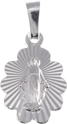 producent niezdefiniowany Medalik srebrny - Matki Bożej Niepokalanej Cudowny Medalik M011