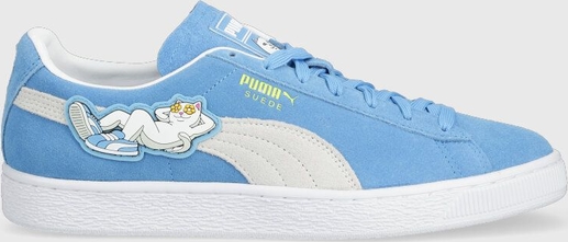Puma sneakersy zamszowe Puma x RIPNDIP kolor niebieski