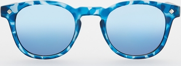 Reserved - Wzorzyste okulary przeciwsłoneczne - niebieski