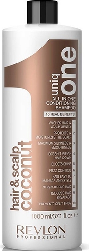 Revlon Uniq One Coconut | Kokosowy odżywczy szampon do włosów 1000ml
