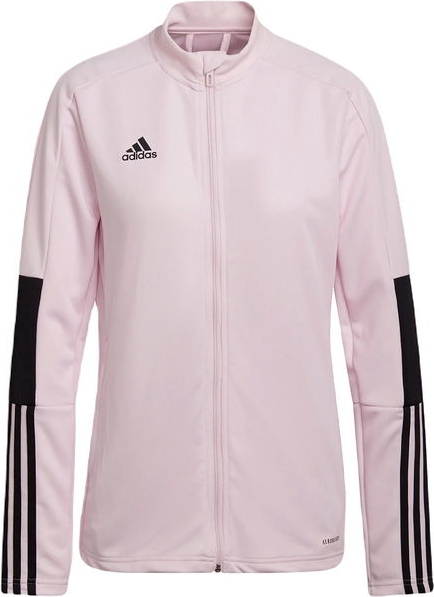 Różowa bluza Adidas bez kaptura krótka