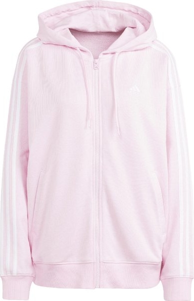 Różowa bluza Adidas z tkaniny