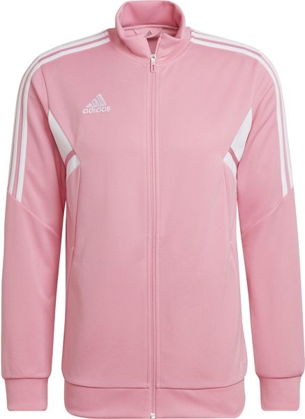 Różowa bluza Adidas z tkaniny w sportowym stylu