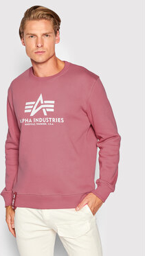 Różowa bluza Alpha Industries w młodzieżowym stylu