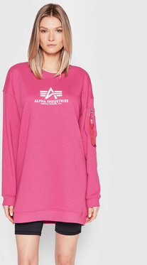 Różowa bluza Alpha Industries w młodzieżowym stylu