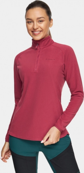 Różowa bluza Alpinus bez kaptura krótka