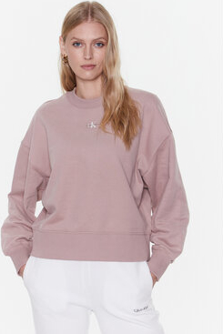 Różowa bluza Calvin Klein w młodzieżowym stylu