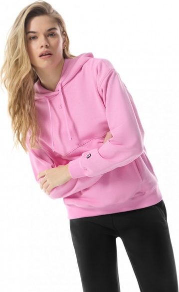 Różowa bluza Champion z kapturem z bawełny w sportowym stylu