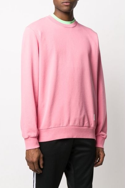 Różowa bluza Diesel z bawełny w stylu casual