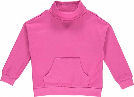 Różowa bluza dziecięca Fred`s World By Green Cotton z bawełny