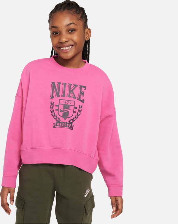 Różowa bluza dziecięca Nike