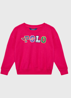 Różowa bluza dziecięca POLO RALPH LAUREN