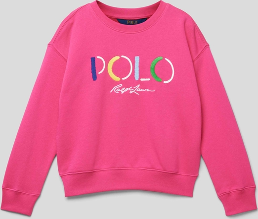 Różowa bluza dziecięca POLO RALPH LAUREN