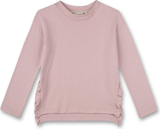 Różowa bluza dziecięca Sanetta z bawełny