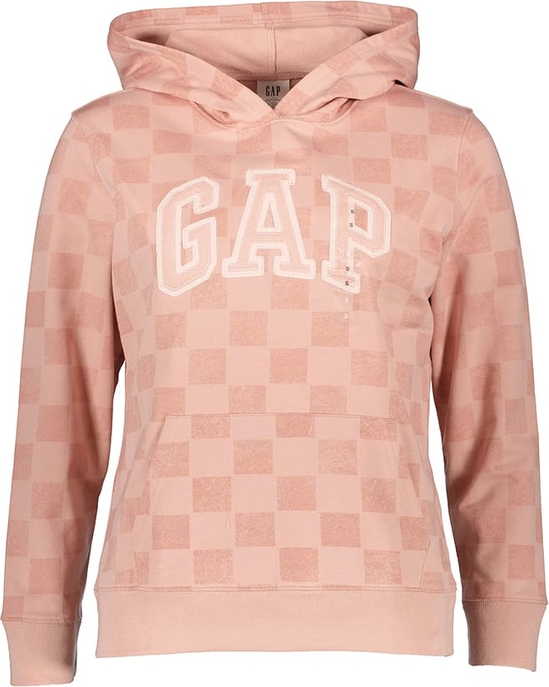 Różowa bluza Gap w stylu casual z kapturem