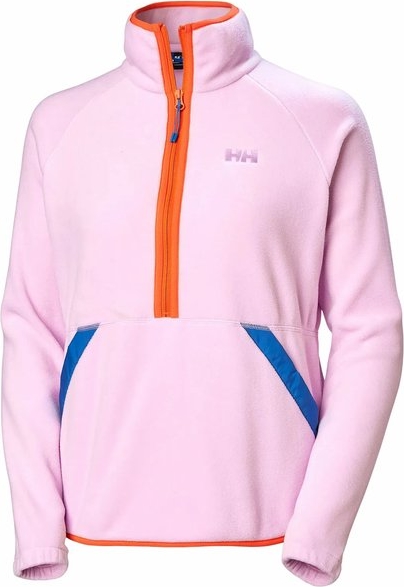 Różowa bluza Helly Hansen w sportowym stylu z polaru