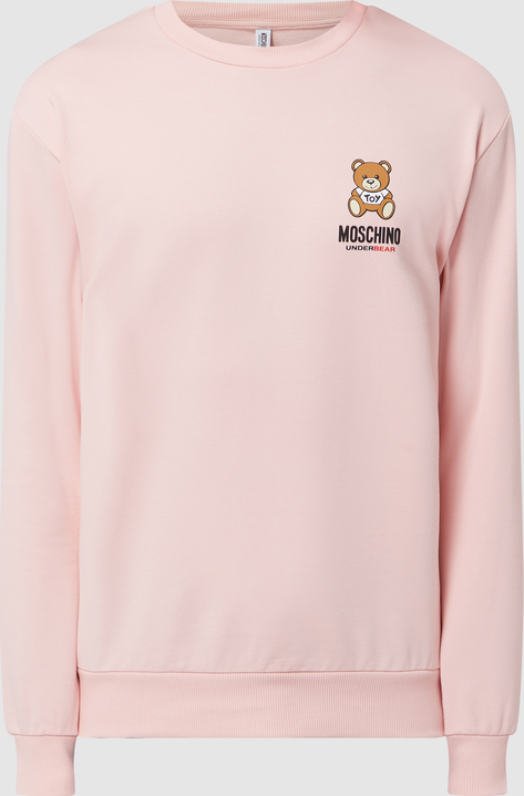 Różowa bluza Moschino w młodzieżowym stylu