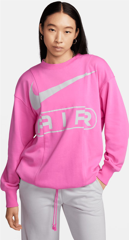 Różowa bluza Nike w stylu retro
