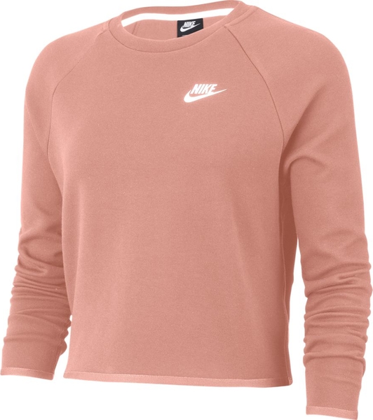 Różowa bluza Nike z bawełny