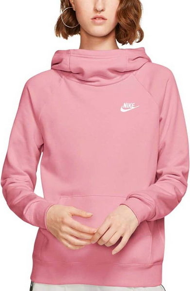 Różowa bluza Nike z bawełny w sportowym stylu