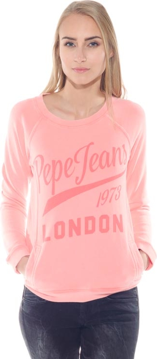 Różowa bluza Pepe Jeans długa