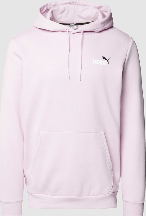 Różowa bluza Puma w sportowym stylu z bawełny
