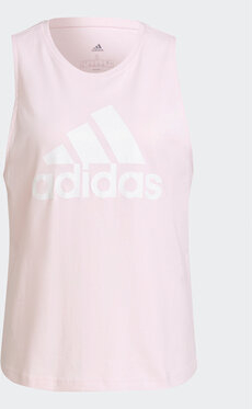 Różowa bluzka Adidas w sportowym stylu