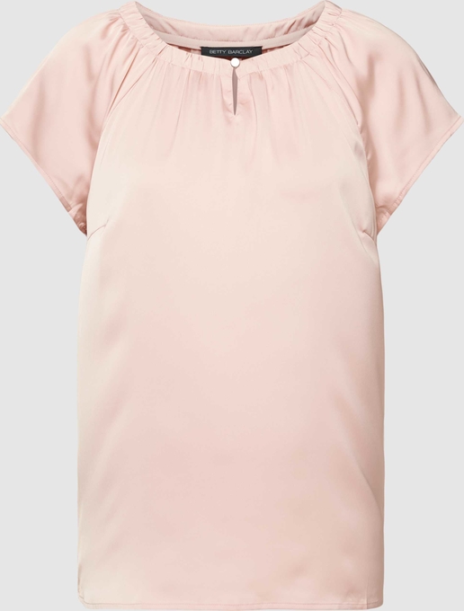 Różowa bluzka Betty Barclay z krótkim rękawem